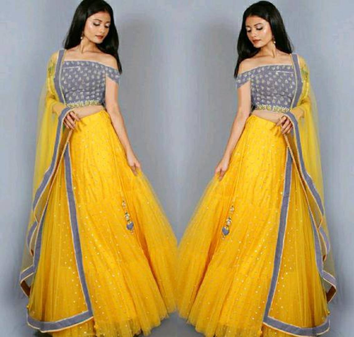 Women's Poly Silk Lehenga Choli with Dupatta